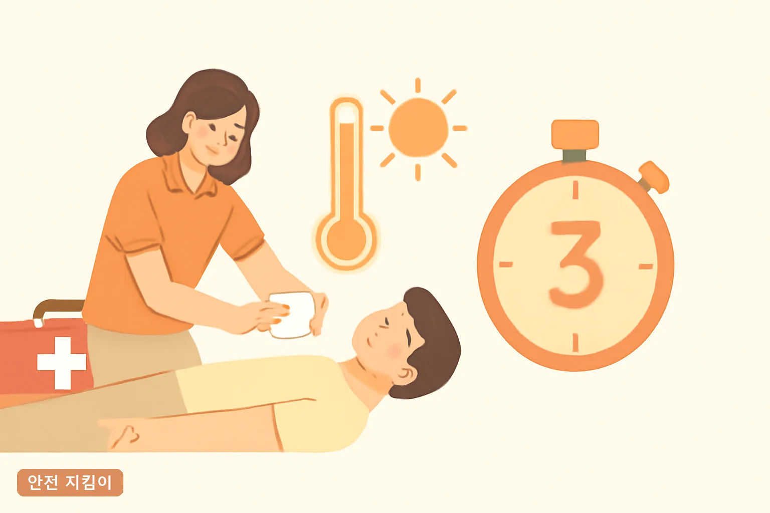 온열질환 응급처치 2026 증상별 골든타임 3분 안에 해야 할 현장 대응 5단계 체크리스트 총정리