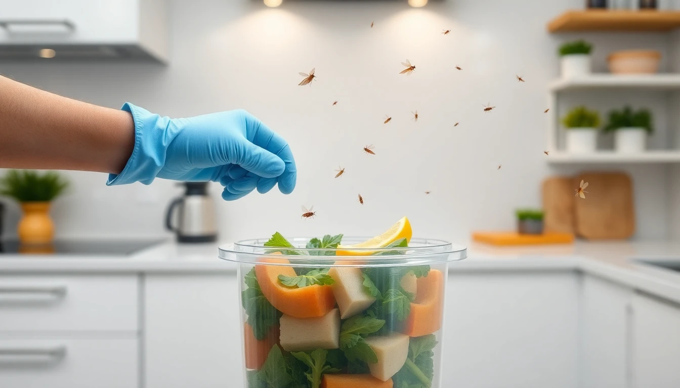 음식물 쓰레기 해충 예방과 냄새 제거법