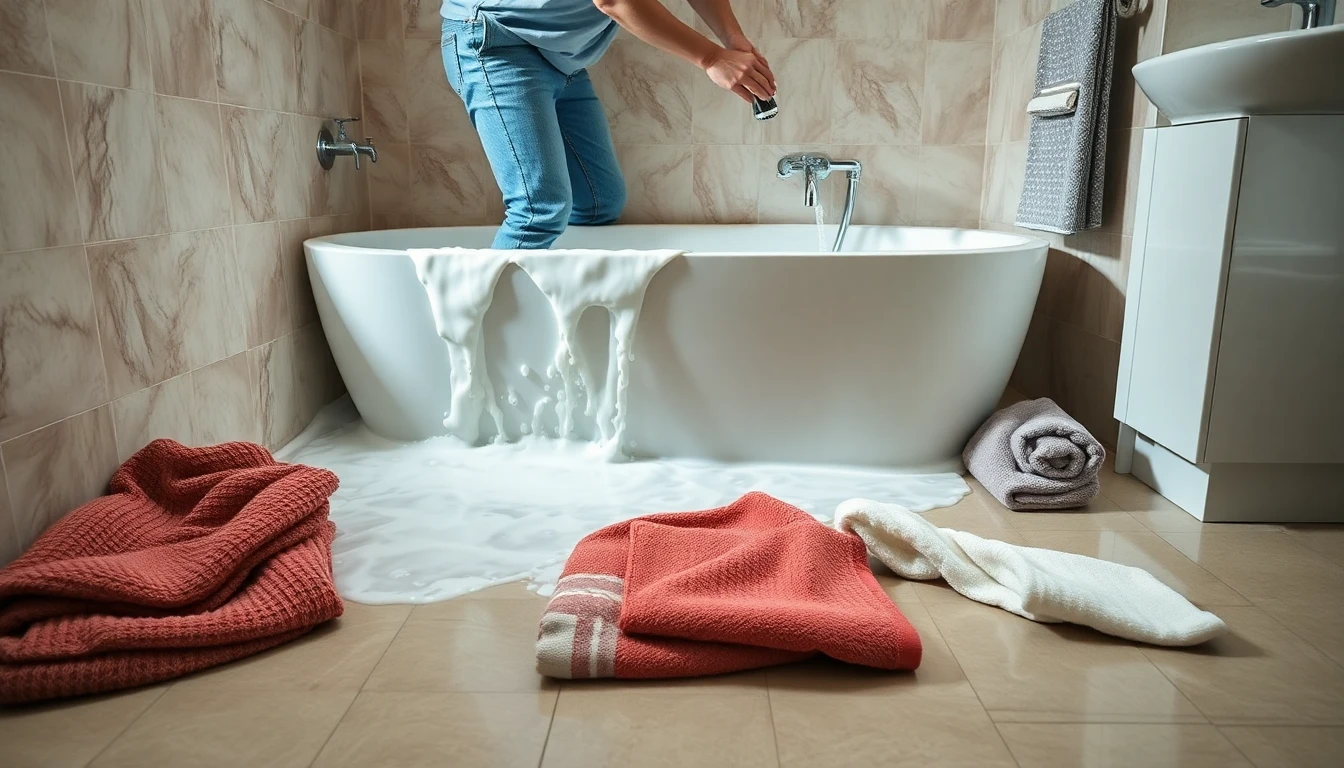 욕실 물넘침 사고 예방과 응급 대처법